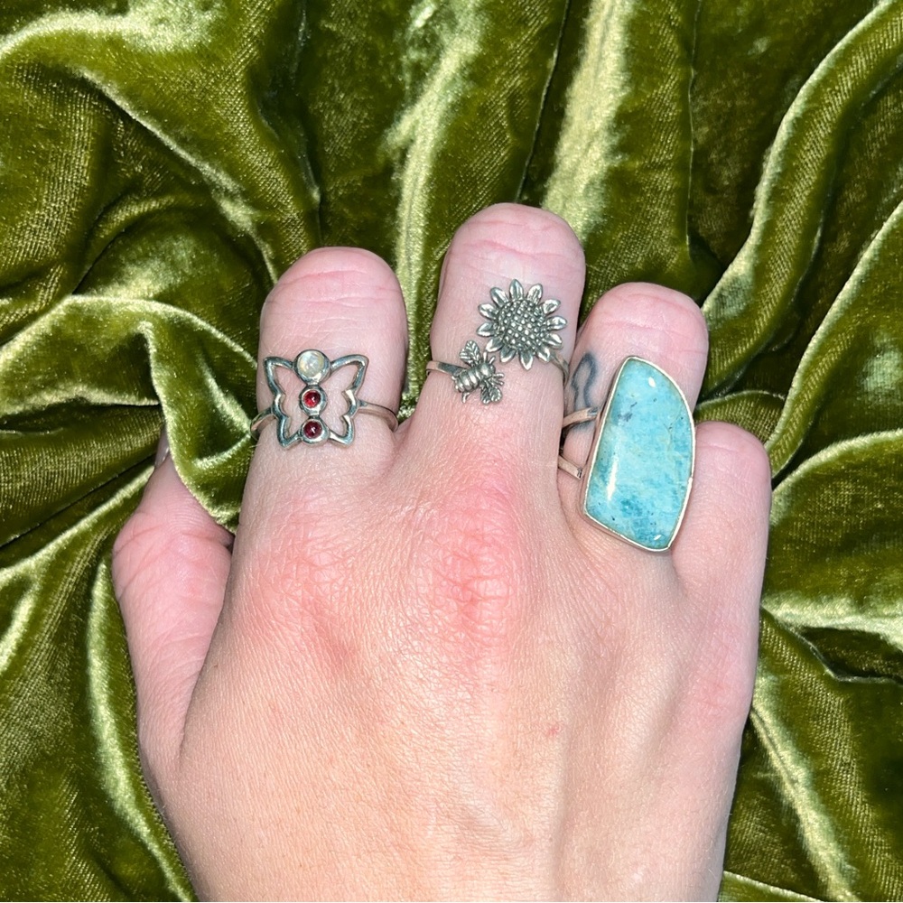 Assorted Sterling Silver Rings - image 5